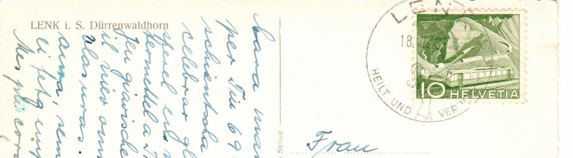 Cartoline postali: Lenk im Simmental – Usato da Wolhusen venduto da Curver9 1