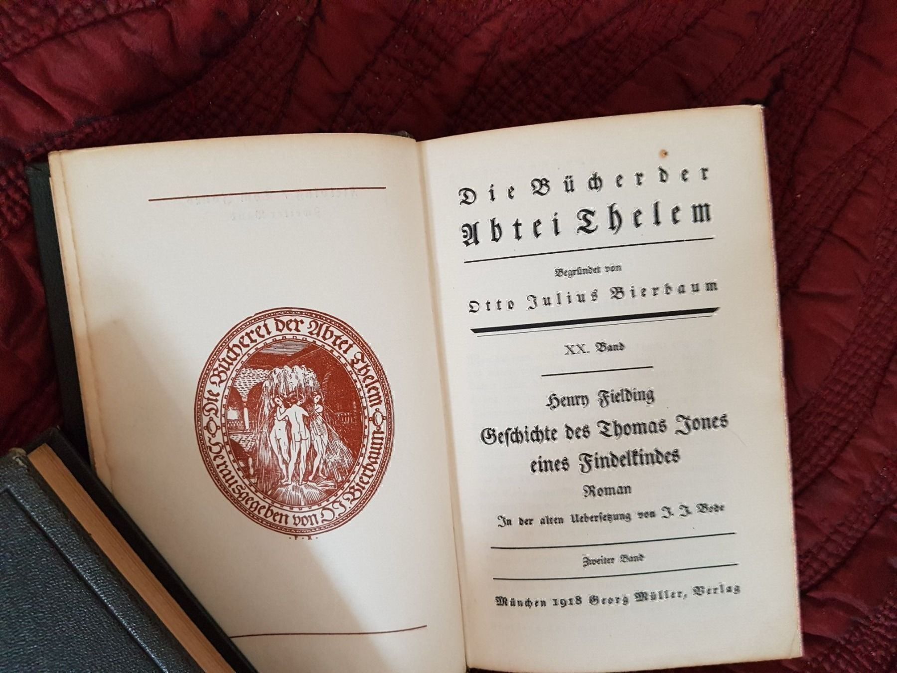 Libri: GESCHICHTE DES THOMAS  JONES – Usato da zürich venduto da gabab 4