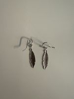 Ohrringe Federn aus 925 Silber