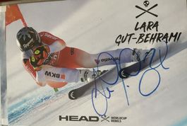 Lara Gut SUI SKI ALPIN HANDSIGNIERT RAR.
