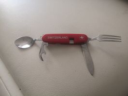 Sackmesser mit Besteck - Top Zustand