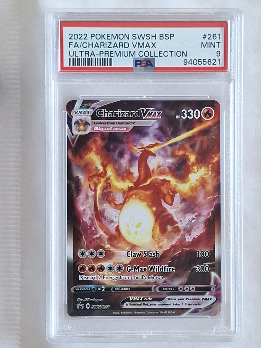 Pokémon Carte collezionabili: Charizard VMax - UPC Promo - PSA 9 – Nuovo (secondo la descrizione) da Altstätten SG venduto da sulim
