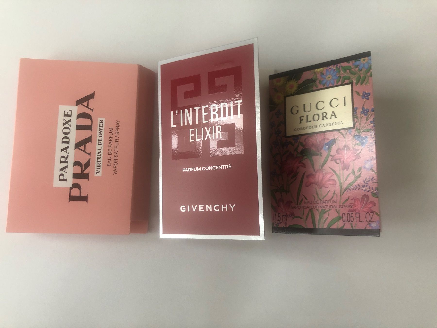 Parfum & Eau de Toilette: Parfumproben Prada, Givenchy, Gucci 3 Stk. pre-sample – Neu und originalverpackt aus Olten von eti_r289