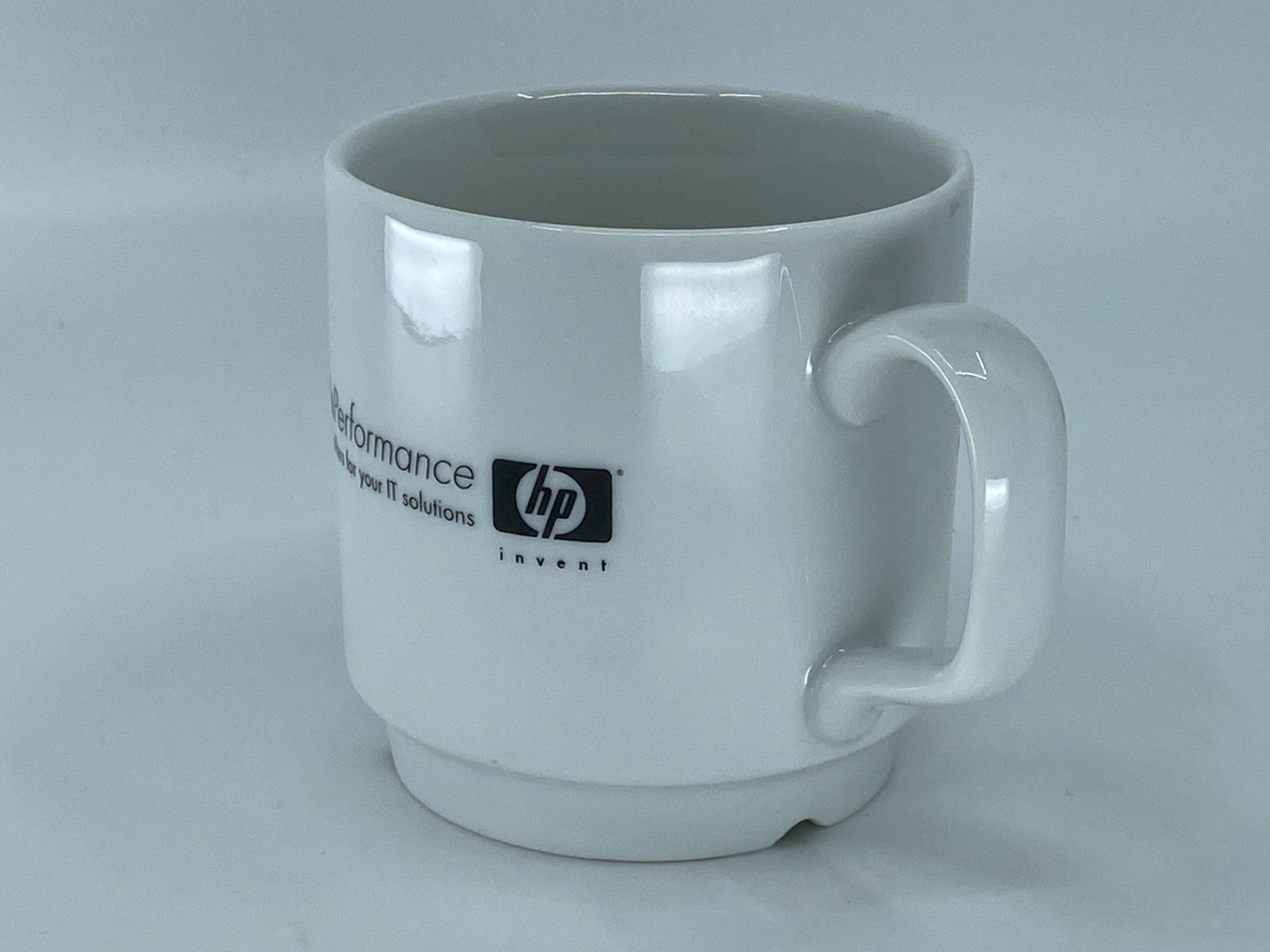 Tassen: HP “High Performance” Werbe‑Kaffeetasse - Vintage Merch – Neu (gemäss Beschreibung) aus Langwiesen von Restposten-24 4