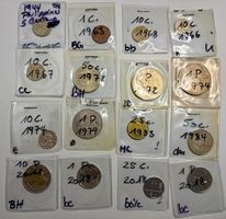 Münzsammlung Philippinen diverse Jahrgänge 16 Stück