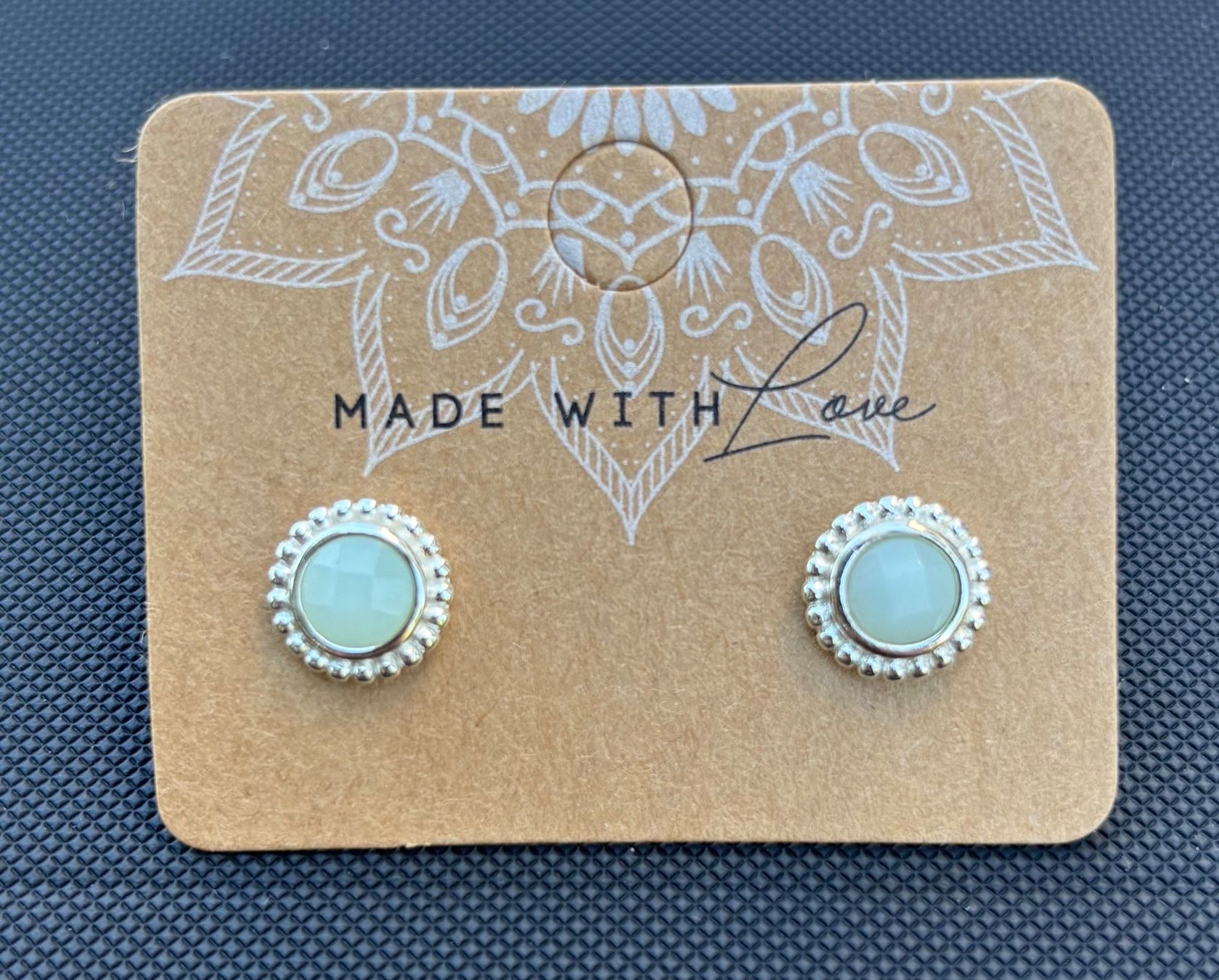 Boucles d'oreille: Ohrstecker Amazonit Silber 925 – Neuf avec emballage d'origine à Erlinsbach par moseco