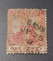 Trinidad und Tobago 1909 alte briefmarke