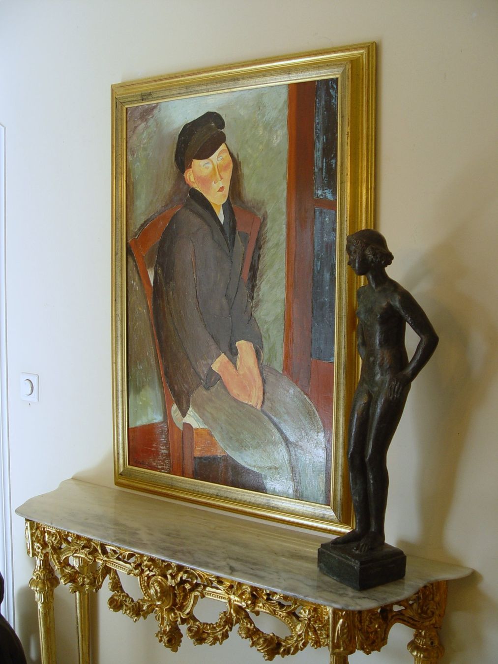 Gemälde: Grosses Oelgemälde nach Amadeo Modigliani – Gebraucht aus Rotkreuz von Dobermann5