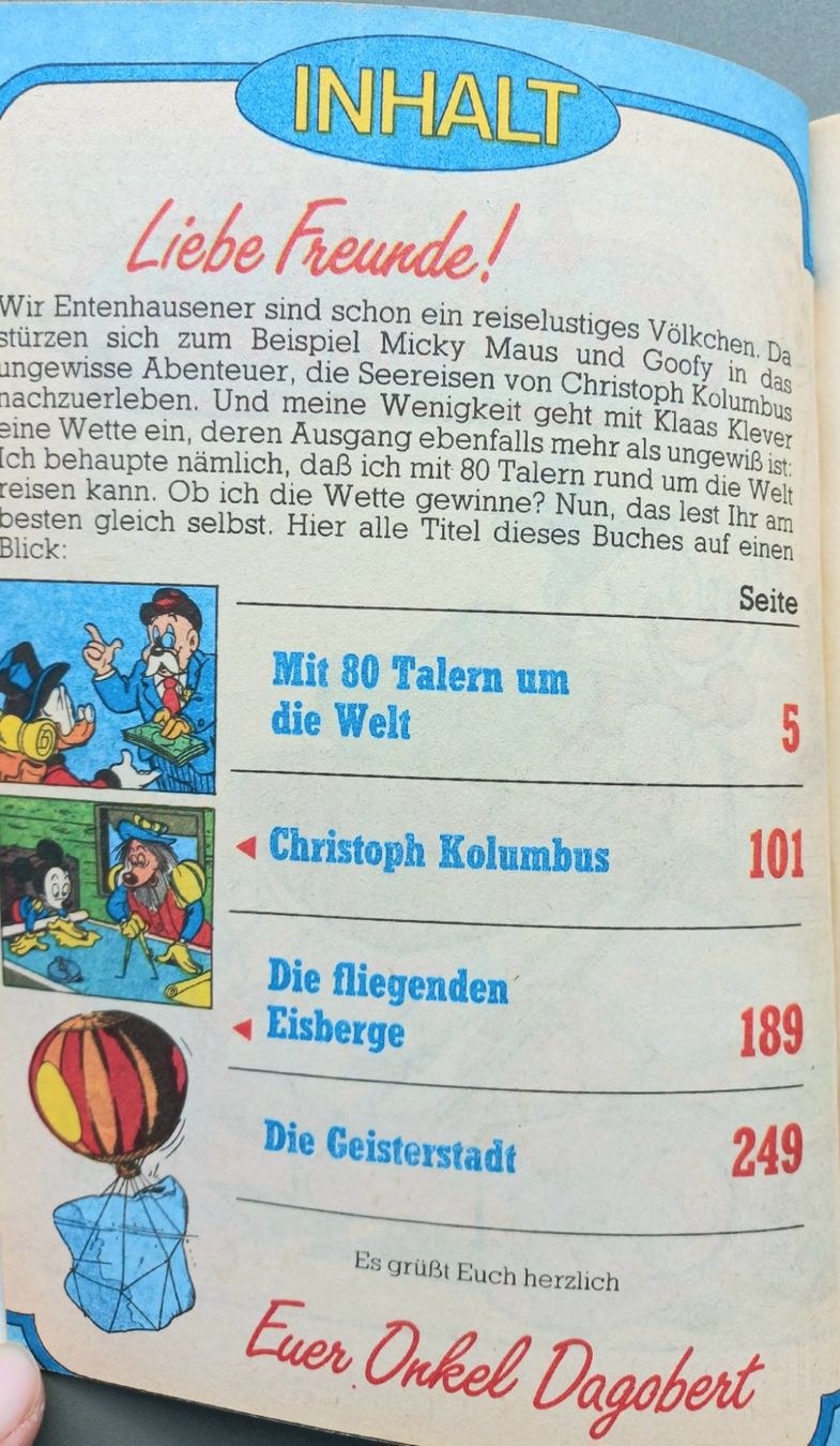 Fumetti: Comic - LTB 123 - Onkel Dagobert lebe hoch! – Usato da Niederuzwil venduto da lubimaja 1