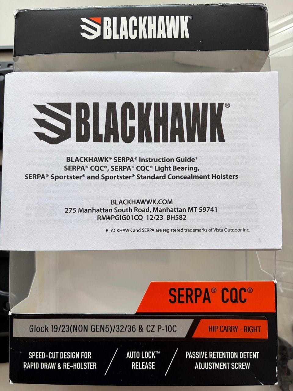 Glock Tiro a segno: Blackhawk SERPA CQC Holster Glock 19 – Nuovo (secondo la descrizione) da Herisau venduto da Steftx 2