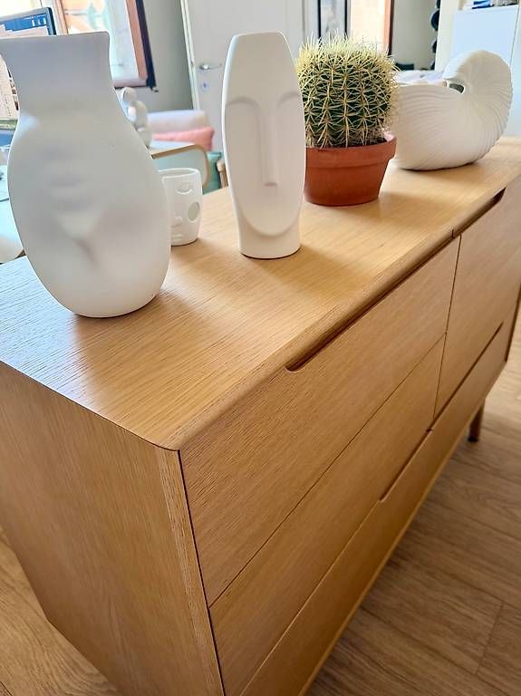Cassettiere: Commode design en bois clair | Light wood designer chest – Usato da Carouge GE venduto da mma_7n9b 3