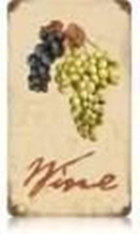 Insegne: Blechschild - WINE – Nuovo e nell'imballaggio originale da Rupperswil venduto da big-one-sale