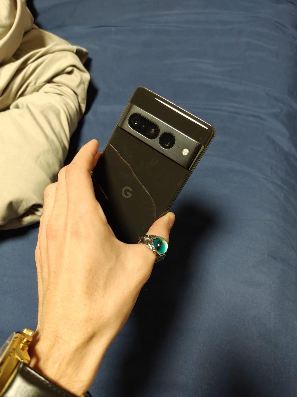 Google Handys / Smartphones: Google Pixel 7 Pro Schwarz + Eiger Schutzhülle – Gebraucht aus Recherswil von kau_td6d 4
