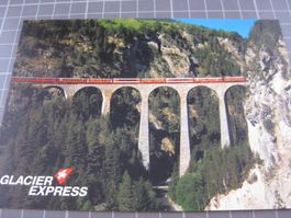 AK Filisur Landwasser Viadukt mit Zug