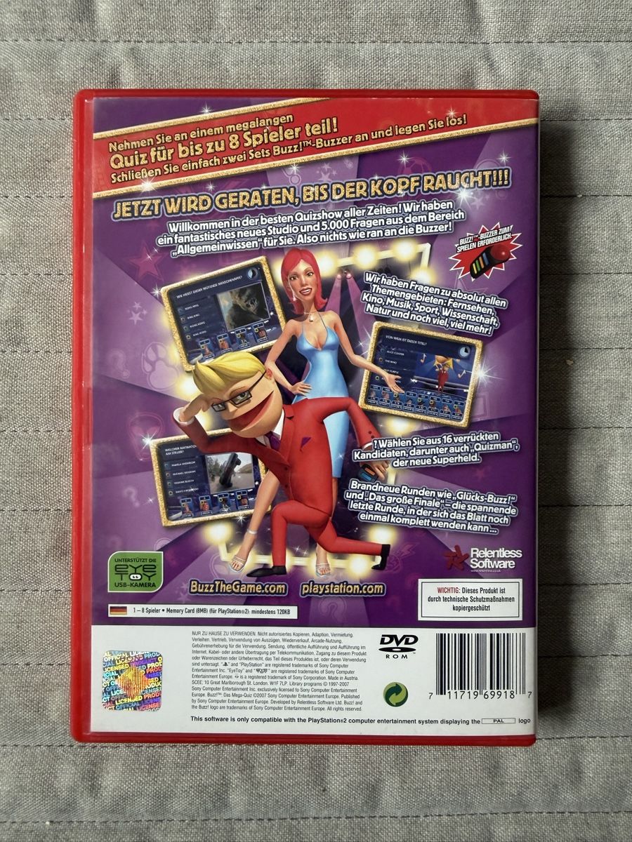 Sony Giochi: Buzz! Das Mega-Quiz für PS2 – Usato da Thunstetten venduto da Virus_33 2