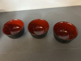 3 schöne asiatische Schalen für Suppe/Reis