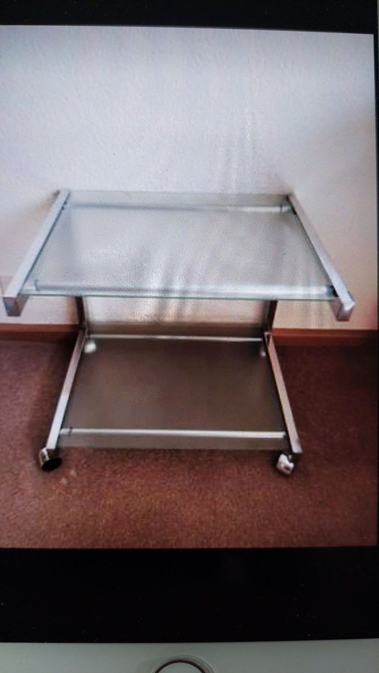 Tavoli: Beistelltisch Glas Büro – Nuovo (secondo la descrizione) da Arisdorf venduto da Schnautz02 1