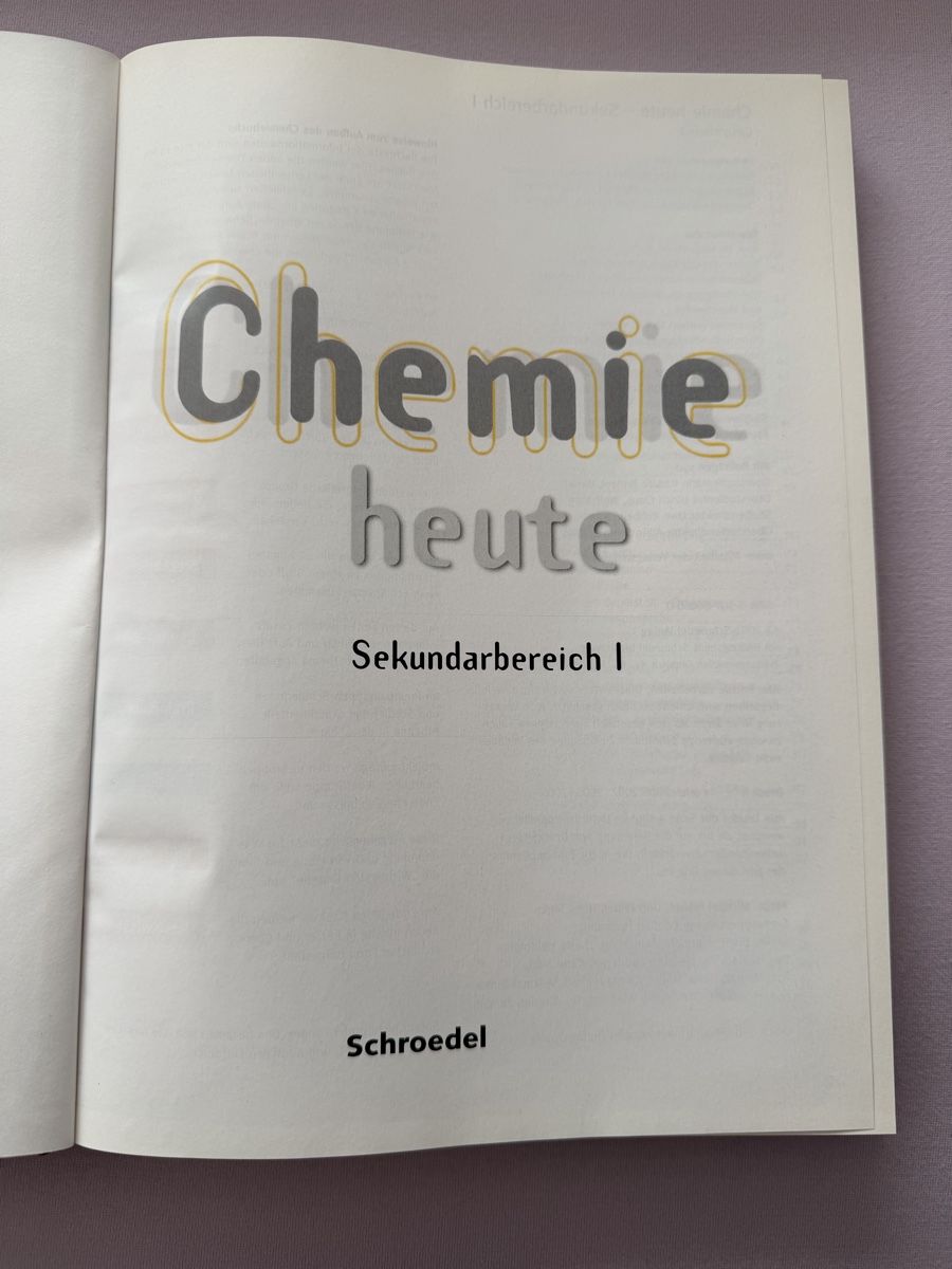 Bücher: Chemie heute SI Gesamtband – Gebraucht aus Zug von kuba1972 2