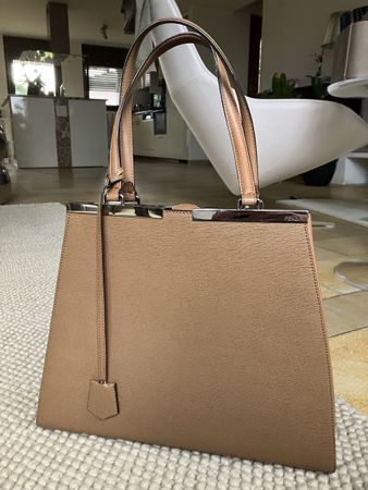Fendi - sac 2 jours grand modèle beige