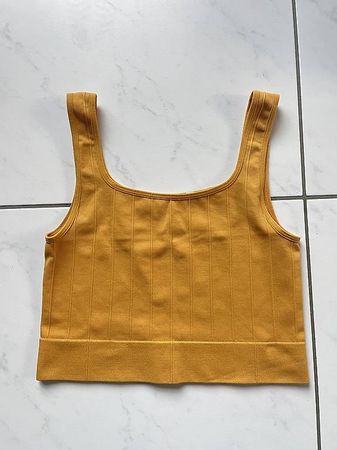 Gelbes Sporttop S