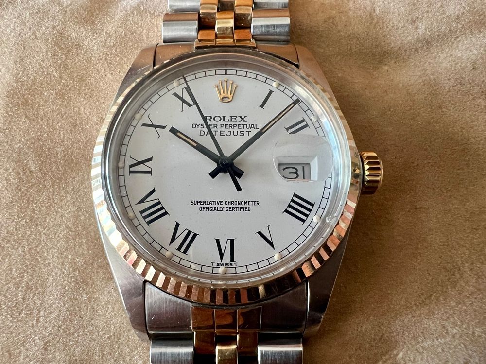 Rolex Orologi: ROLEX Datejust 36, 16013, Automatic, Steel-Gold, Box&papers – Usato da Le Mont-sur-Lausanne venduto da LycaGallery 2