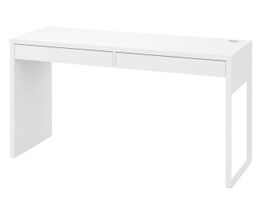 IKEA desk, white, 142x50 cm