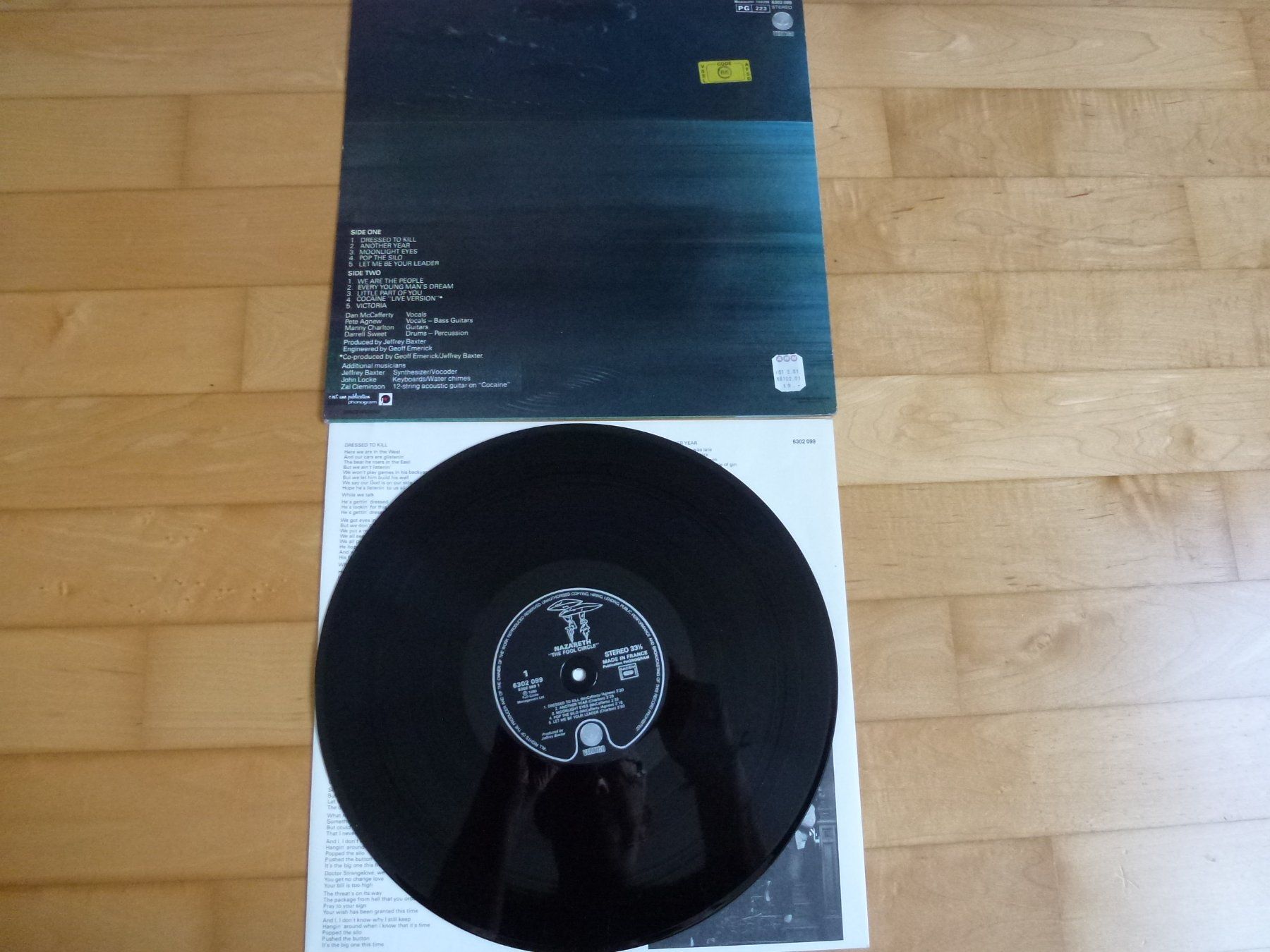 Dischi in vinile: Nazareth – The Fool Circle – Usato da Bern venduto da Frebo 2