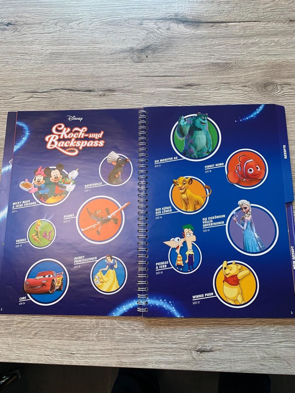 Coop Alben: Disney Kochen und Backspass Sammelbuch – Gebraucht aus Langenthal von Brunnbach 1