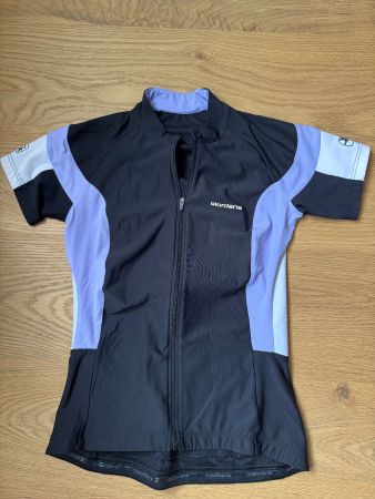 Rennradshirt Giordana Damen Gr. M (L-4-46)- Schwarz-Lila
