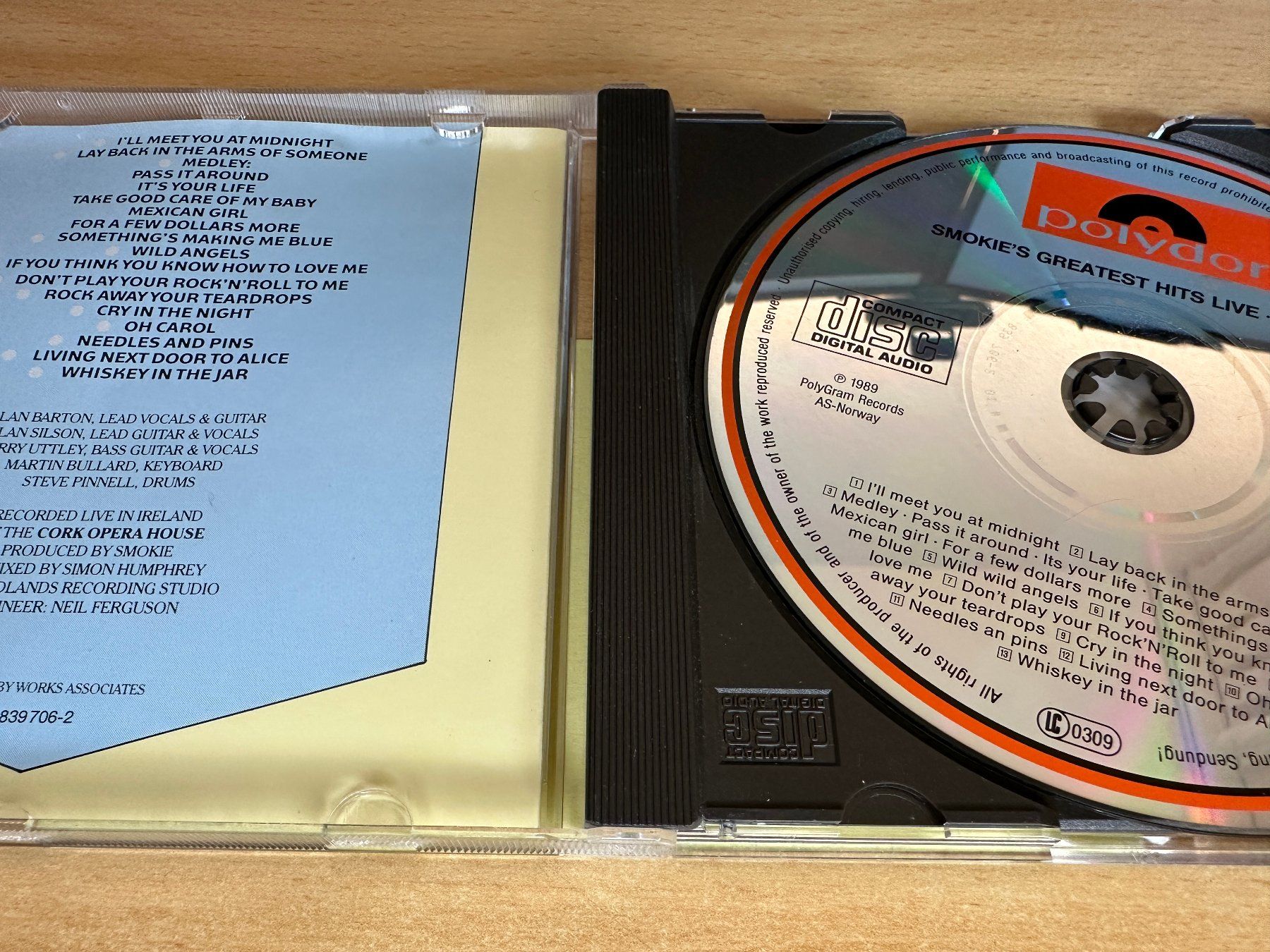 CD: Smokie – Greatest Hits Live – Usato da Rikon im Tösstal venduto da Alpenmutz 2