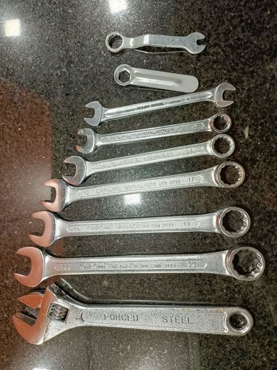 KNIPEX Maulschlüssel 98 00 11 – 11 Mm Schlüsselweite, 120 Mm Lang, Chrom-Vanadium-Stahl