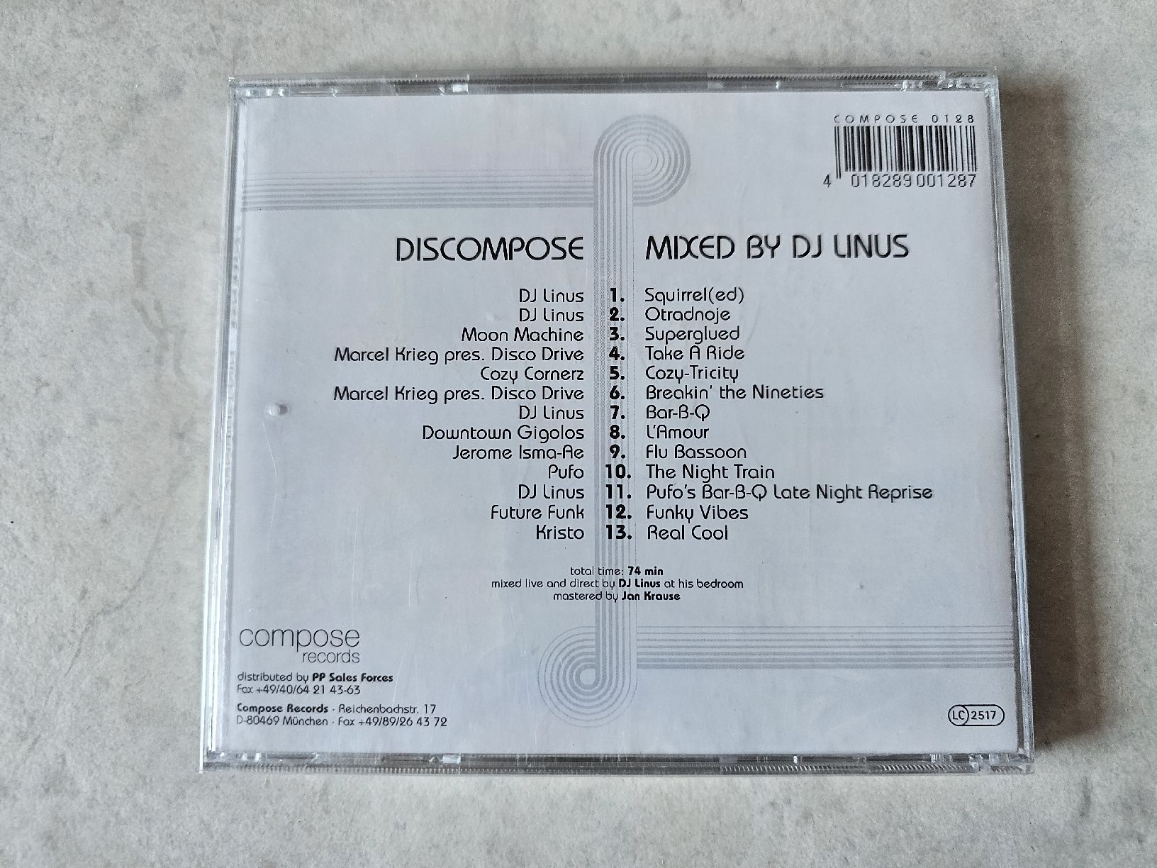 CD: Dj Linus  -  Compose Discompose / Fabrikneu – Nuovo e nell'imballaggio originale da Schneisingen venduto da backstore24 1