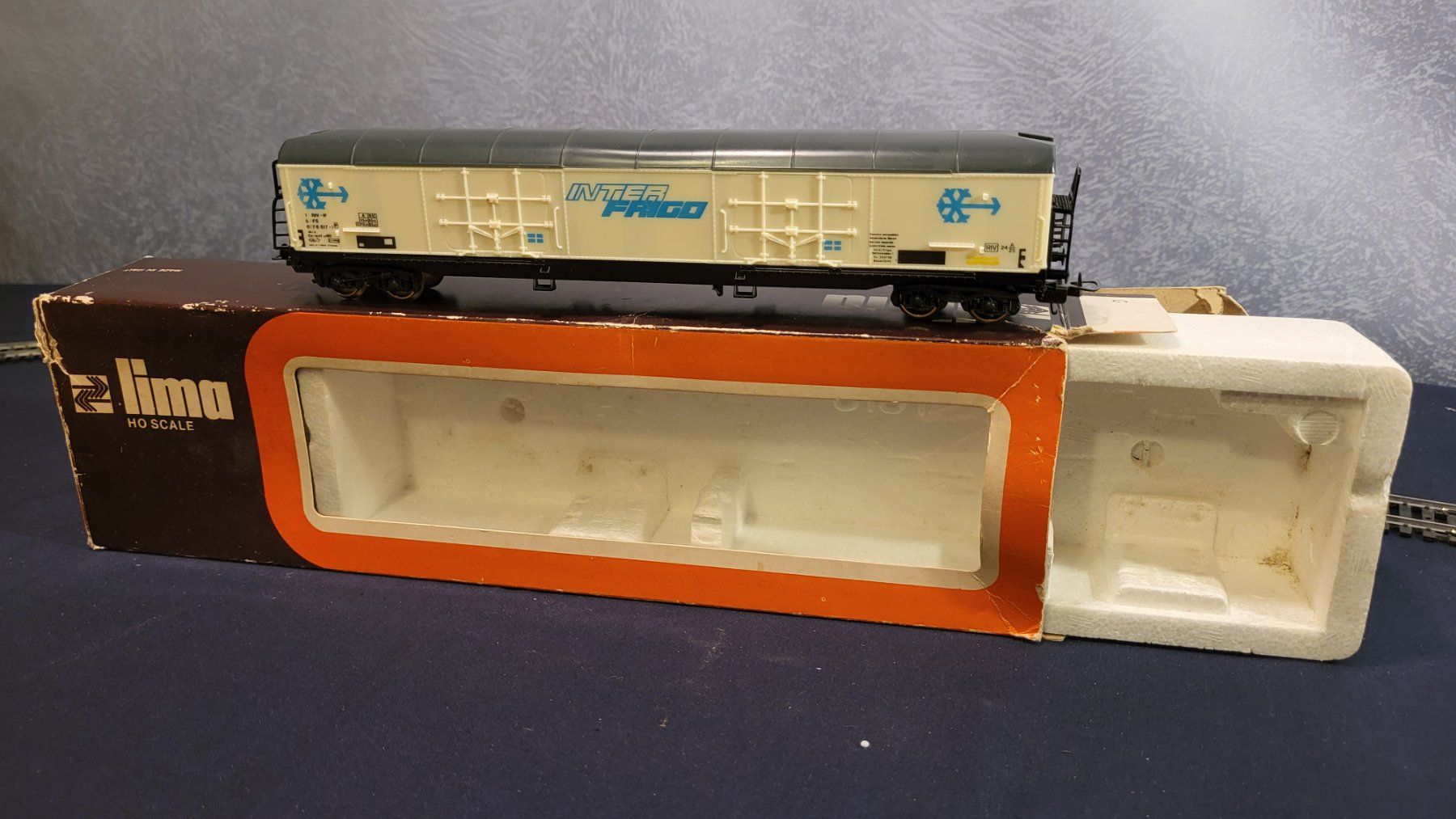 Lima Modellini di ferrovie: Lima; Kühlwagen Interfrigo 4-achsig – Usato da Uster venduto da gurust