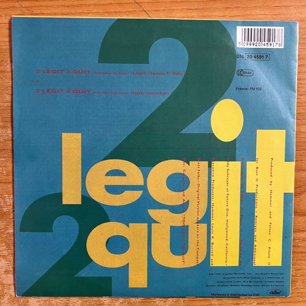 Dischi in vinile: M.C. Hammer - 2 Legit 2 Quiet / 1. EU-Press. 1991 – Usato da Gais venduto da soundcave57 1