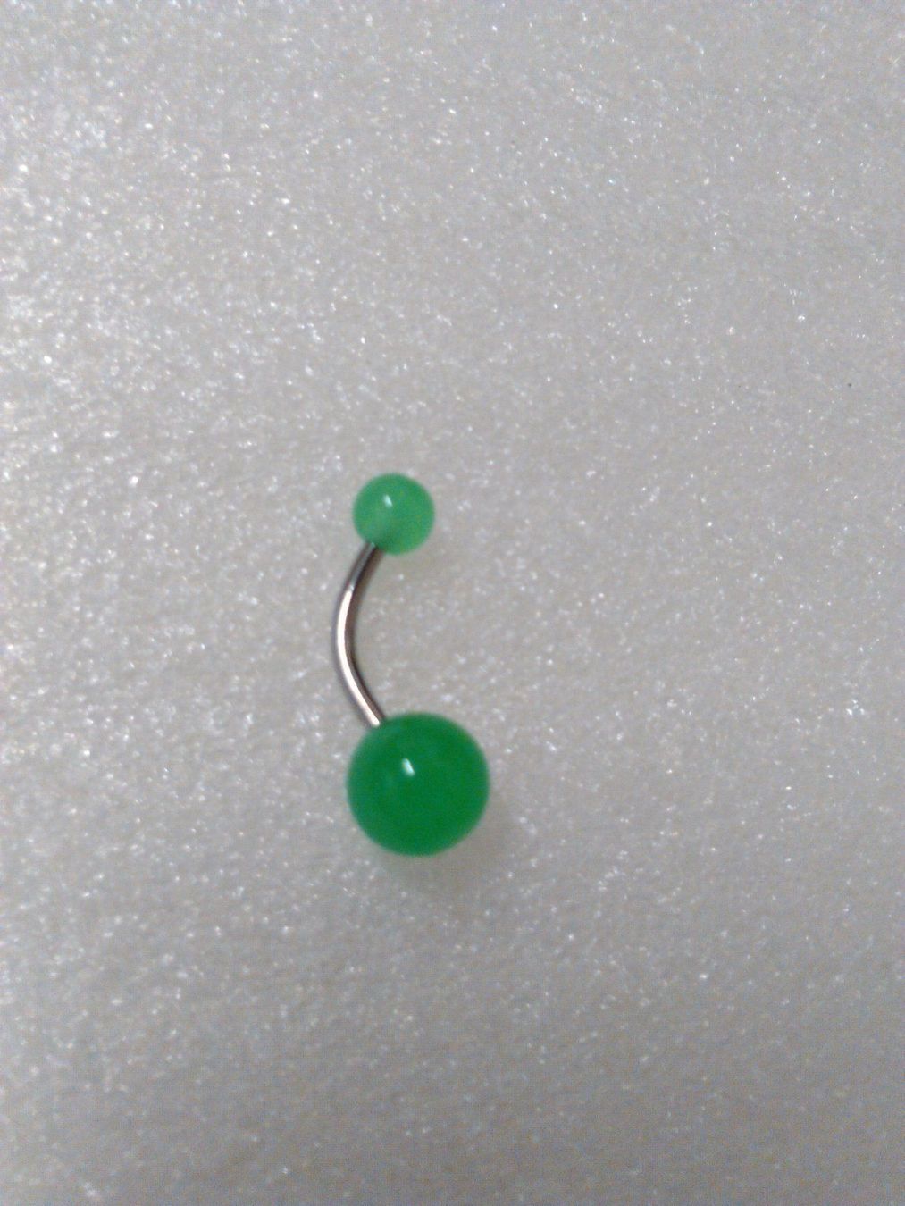 Gioielli per piercing: EDELSTHAL BAUCHNABELPIERCING;GRÜN FARBE – Nuovo (secondo la descrizione) da Basel venduto da bijoutrie_4 2