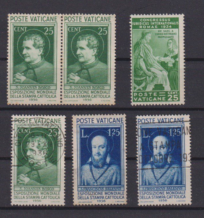 Tous les timbres: Vatikan 1936 – D'occasion à Bellach par qsearch