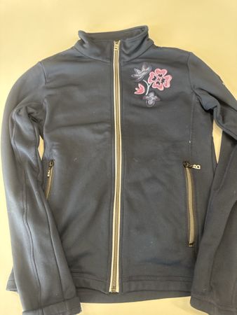 Bogner Mädchen Sweatjacke schwarz mit Stickerei Grösse XL