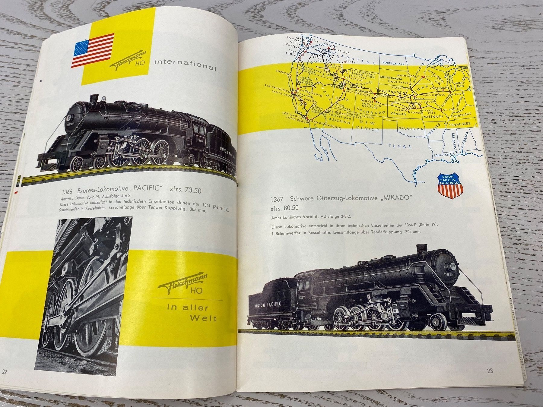 Documenti: Fleischmann Katalog 1961/62 – Usato da Lupsingen venduto da New-Haven 1