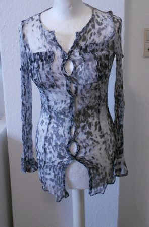 Luisa Cerano Seidenbluse, Bluse Seidenoberteil Gr 34