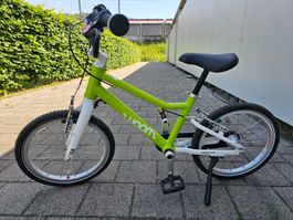 Woom 3 Kinderfahrrad, Grün, wenig genutzt