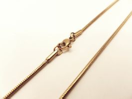 Halskette Edelstahl /  rosé-gold 50cm Länge / Schlangenkette