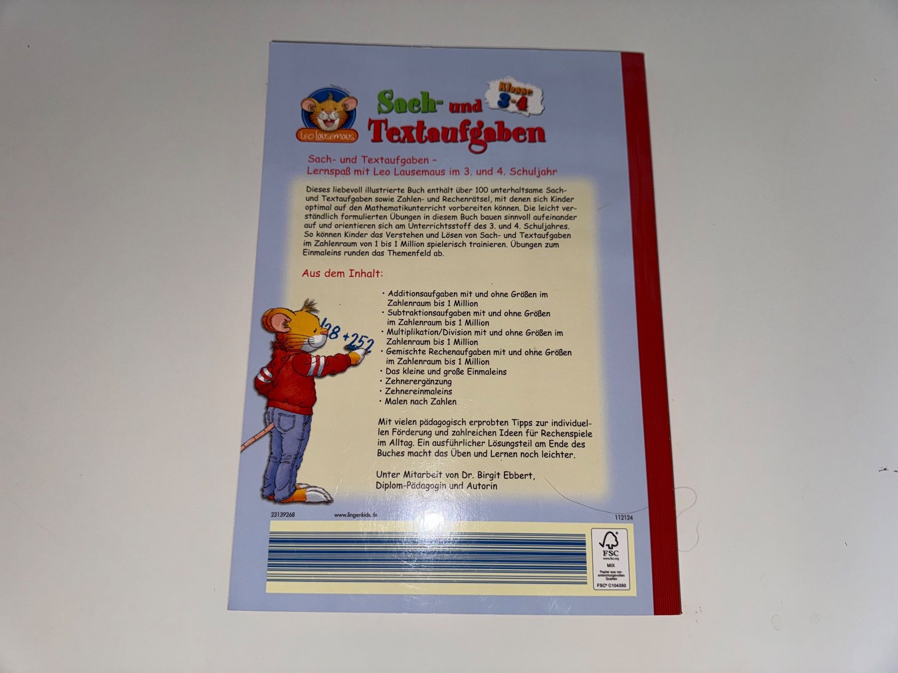 Libri: Sach und Textaufgaben Klasse 3-4 – Usato da Grosswangen venduto da Kleine.Knoepfe 6