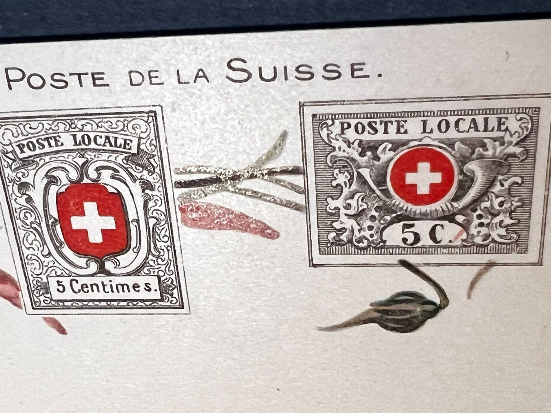 Cartoline postali: 2 AK (ca. 1900) Schweizer Wappen  + Canton de Vaud – Usato da Ebikon venduto da altiplano 8