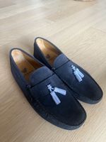 Bobbies Loafer Schuhe dunkelblau Velours Grösse 46