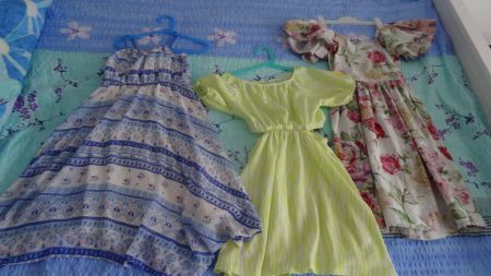 Sommerkleider 3er Set