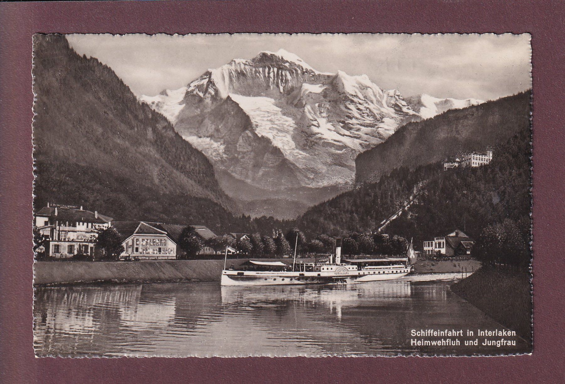 Cartes postales: INTERLAKEN - Schiff – D'occasion à Pully par nicecards