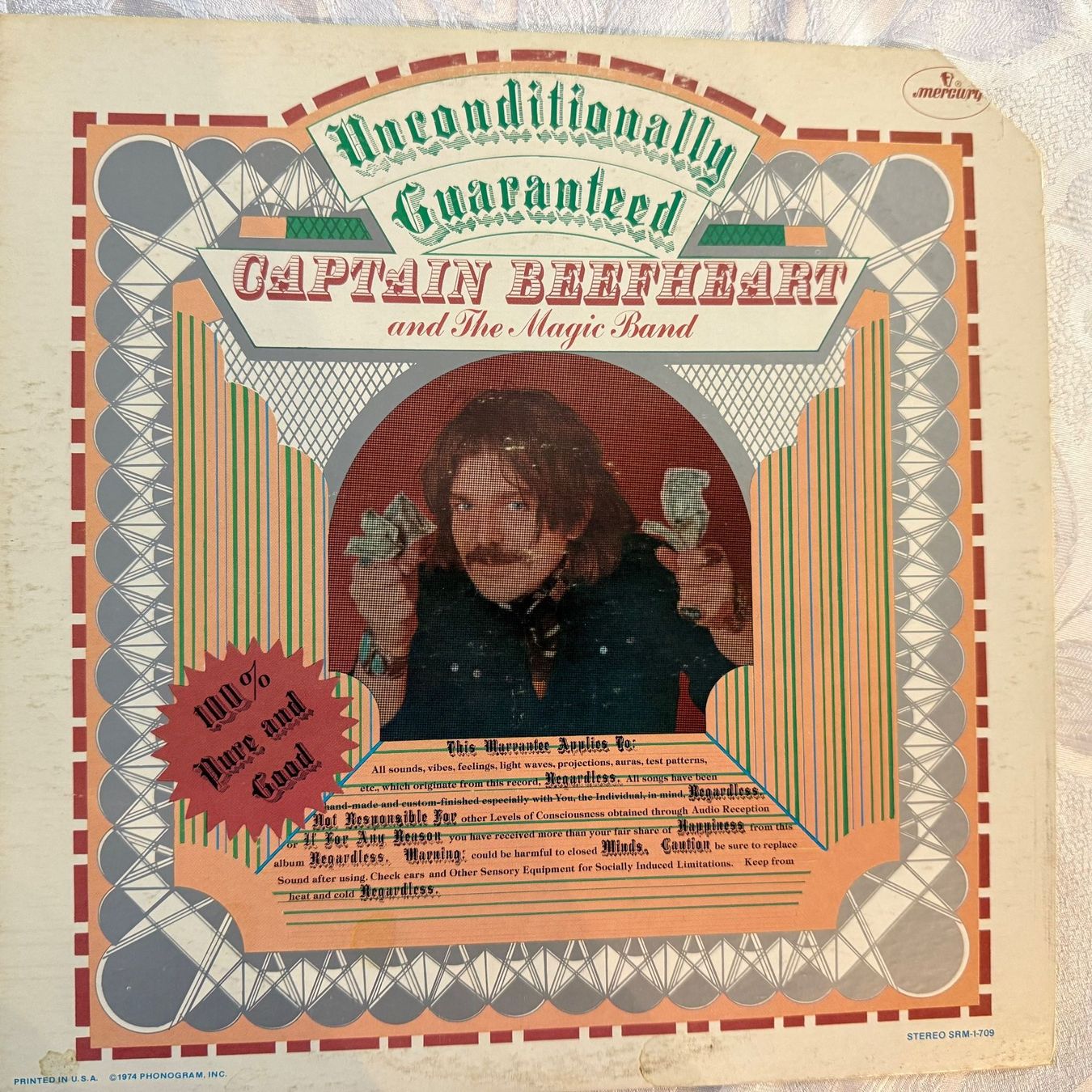 Vinyles: CAPTAIN BEEFHEART - UNCONDITIONALLY GUARANTEED – D'occasion à Zürich par fehlton