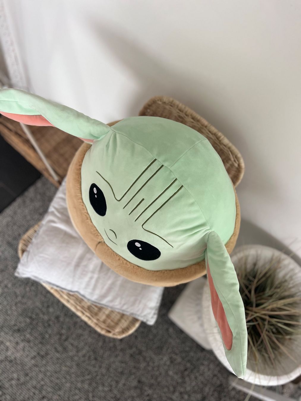 Squishmallows Giocattoli: Riesen Squishmallow Star Wars Yoda 55cm – Usato da Lufingen venduto da bombolulu 3