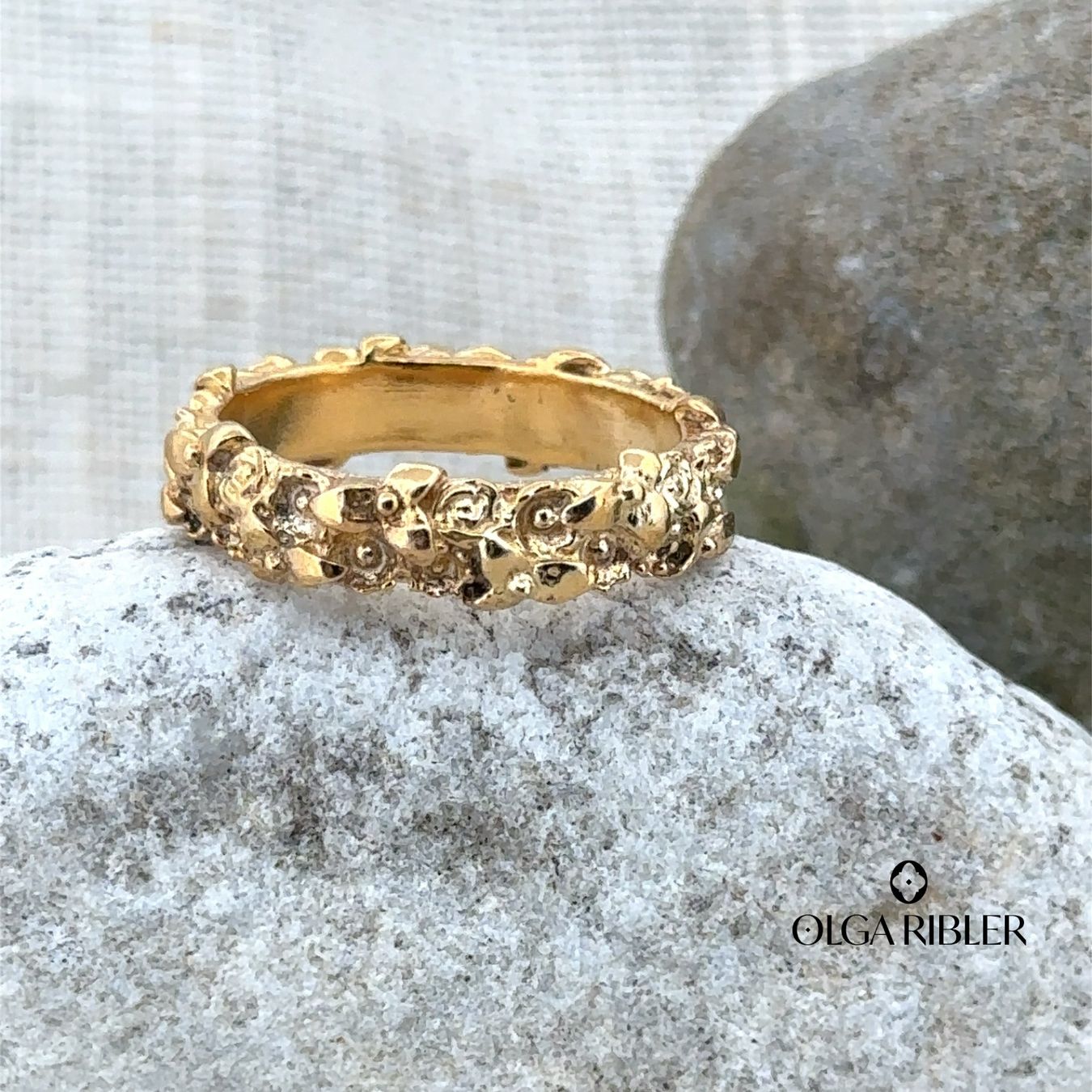 Olga Ribler Anelli: Silber Ring 925 mit Blumenmuster Grösse 58 – Nuovo (secondo la descrizione) da Luzern venduto da Schmuckoutlet 6