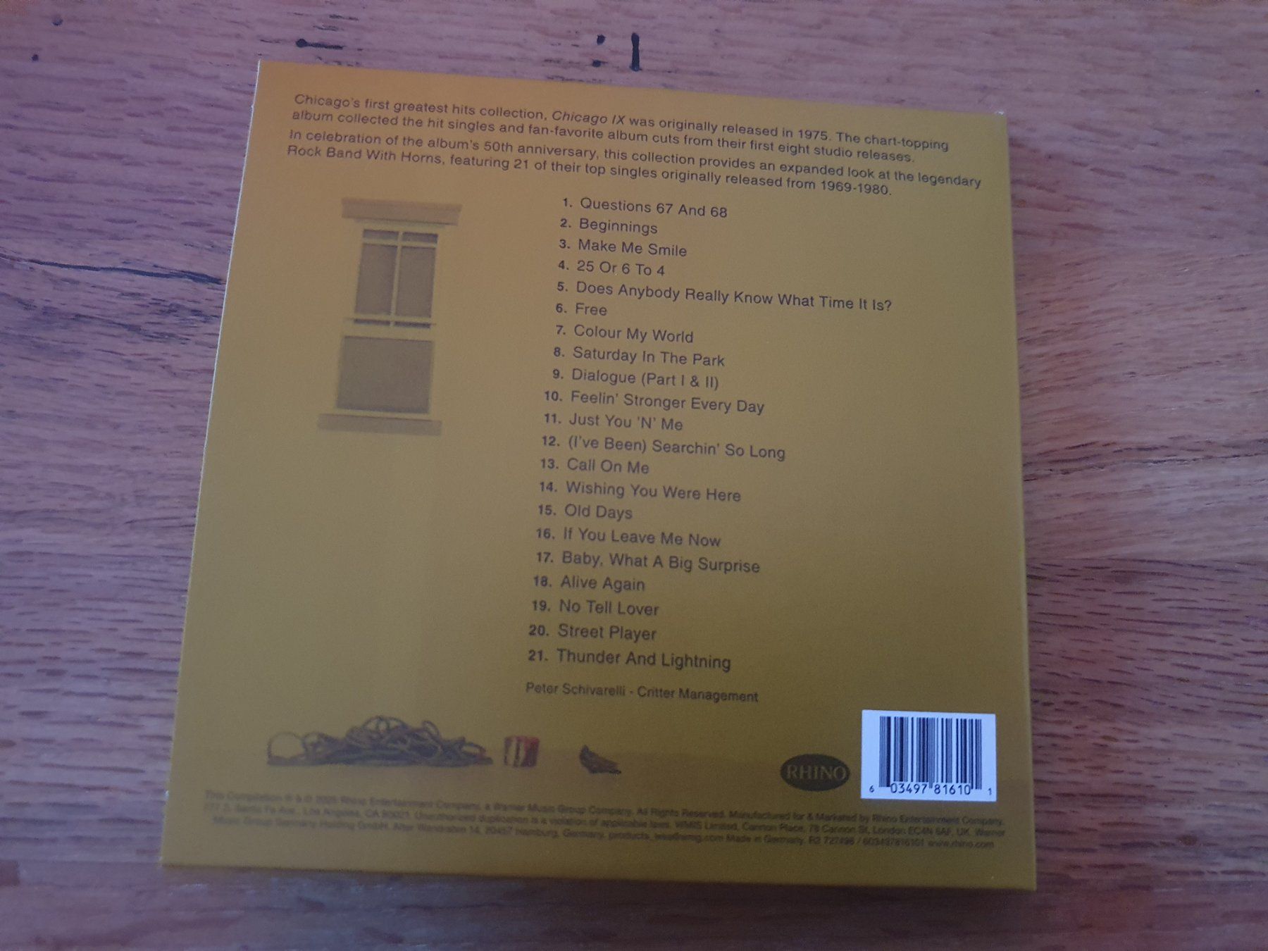 CD: Chicago - IX - Greatest Hits (Expanded) CD 2025 – Usato da Auenstein venduto da Trilos 1